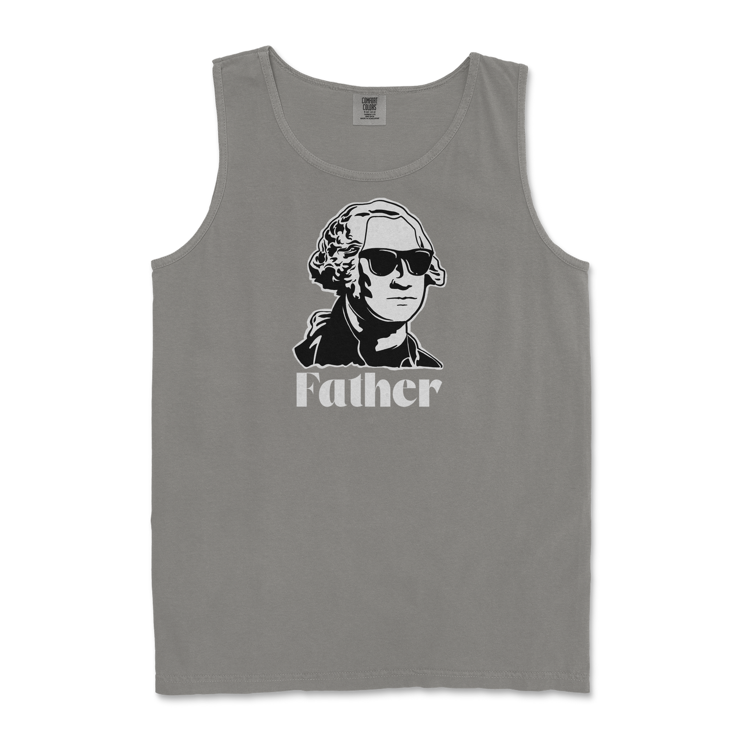 Comfort Colors Tank Top Father  in Grey