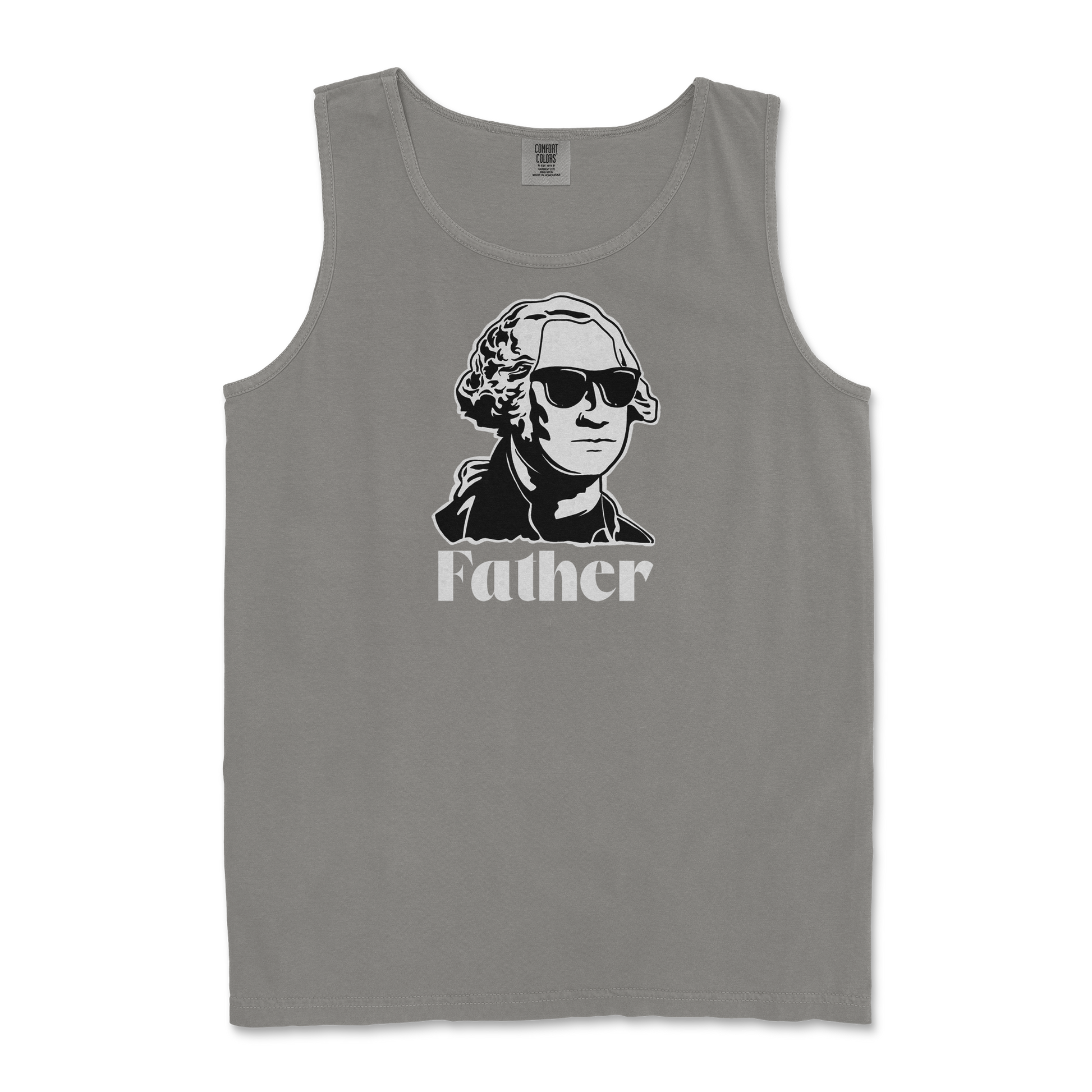 Comfort Colors Tank Top Father  in Grey