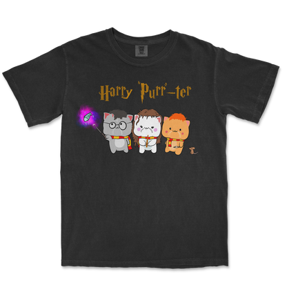 Comfort Colors T-Shirt Harry Purrter in Black