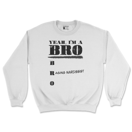 Gildan SoftStyle Crew Neck Im Your Bro in White