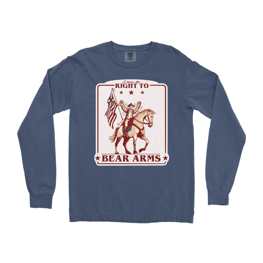 Comfort Colors Long Sleeve Right to Bear Arms in Midnight