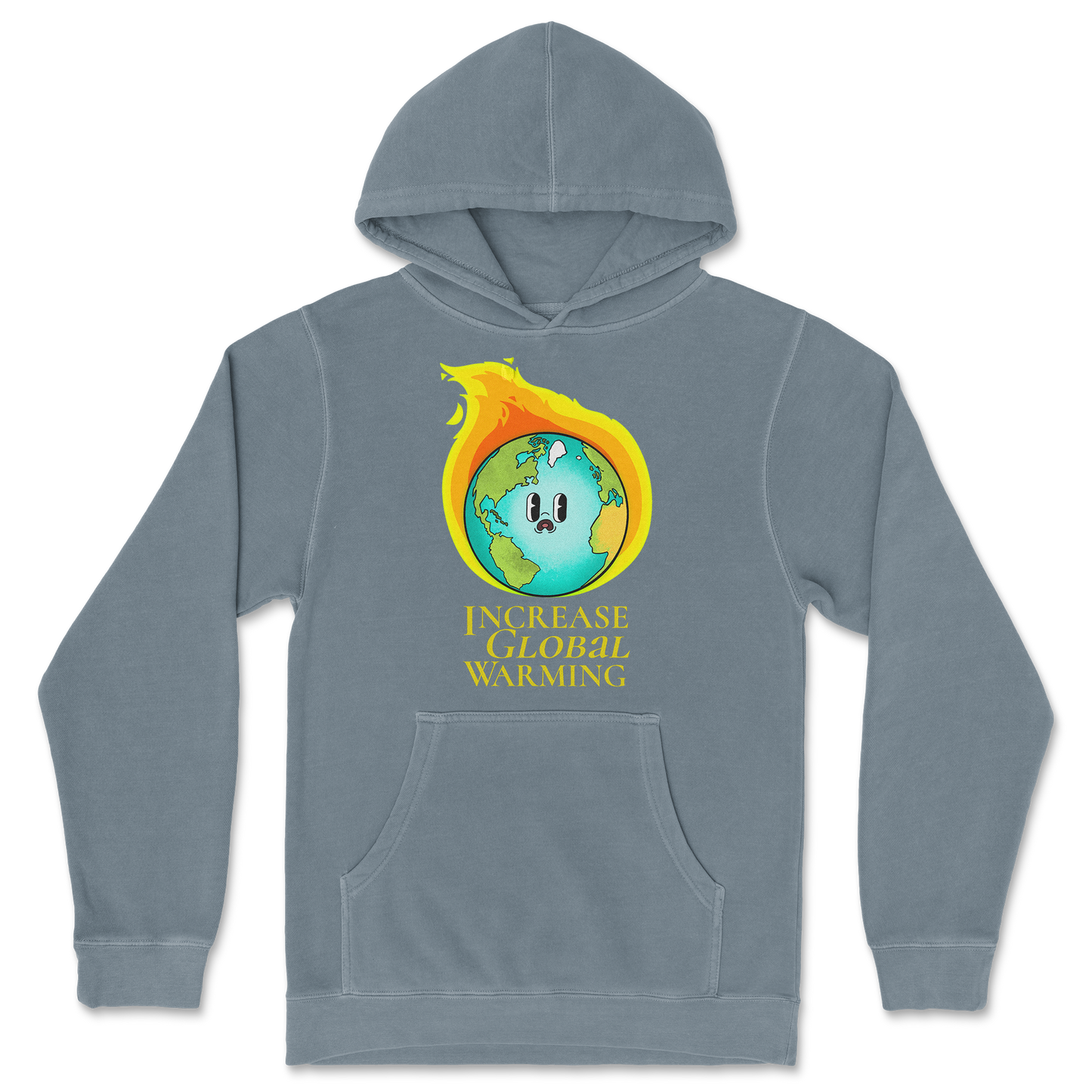 Independent Clothing Co. Hoodie Increase Global Warming in BlueMagic