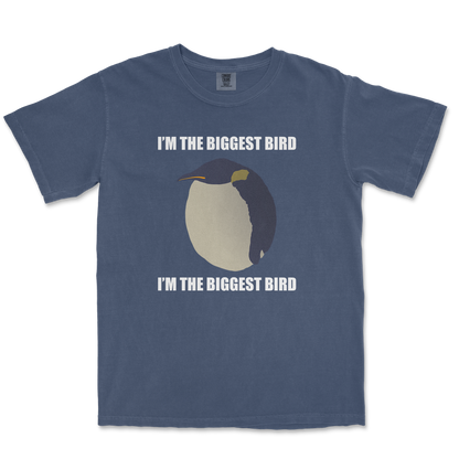 Comfort Colors T-Shirt I Am The Biggets Bird in Midnight