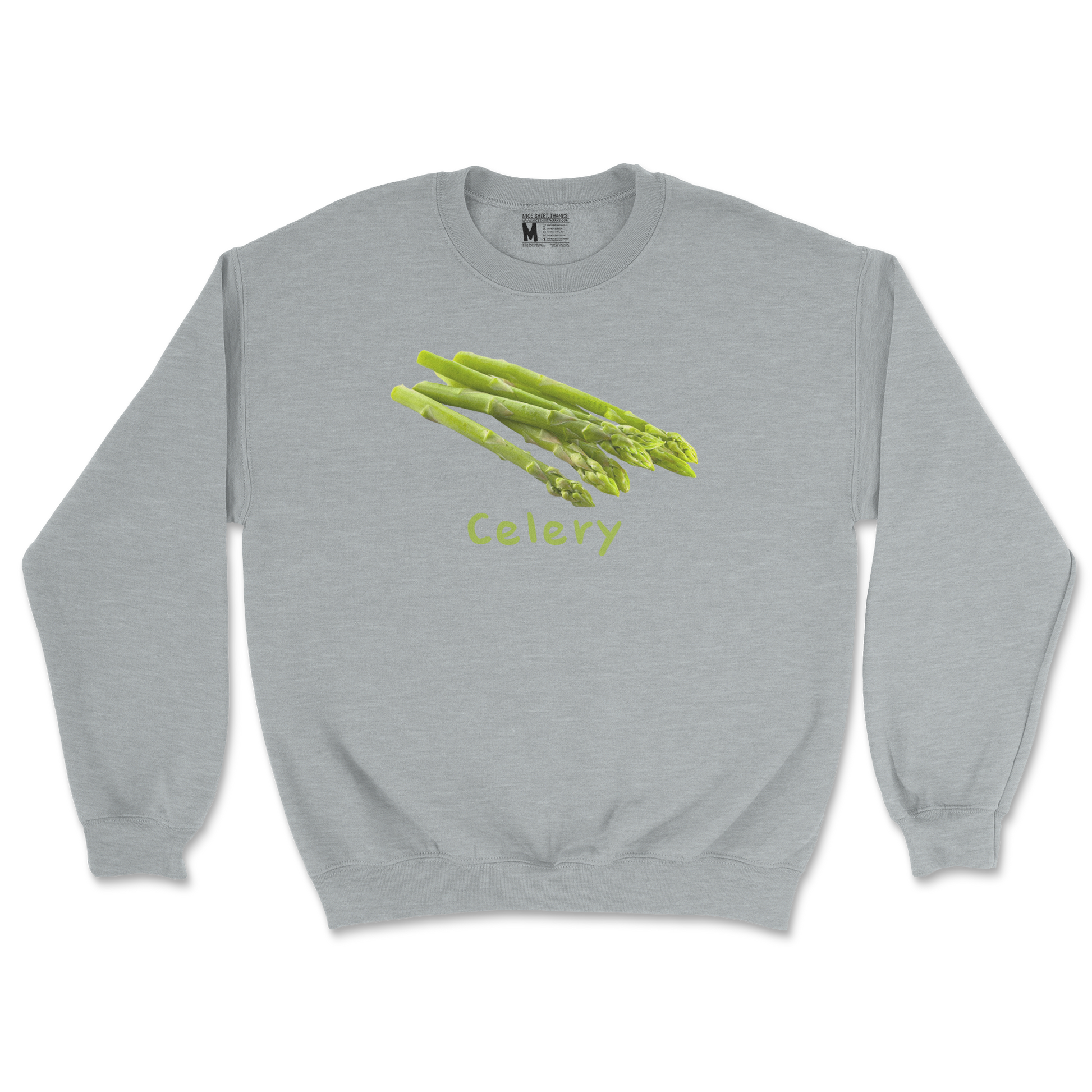 Gildan SoftStyle Crew Neck Celery in Sports Grey