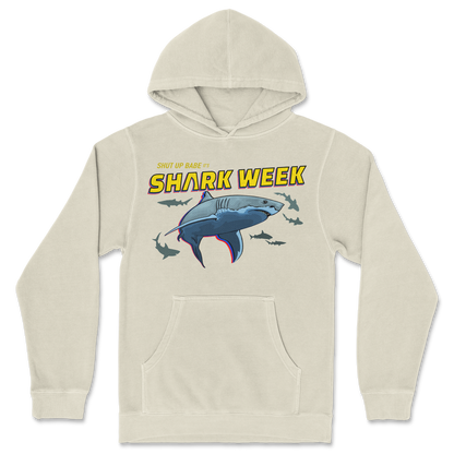 Independent Clothing Co. Hoodie Shark Week in Ivory