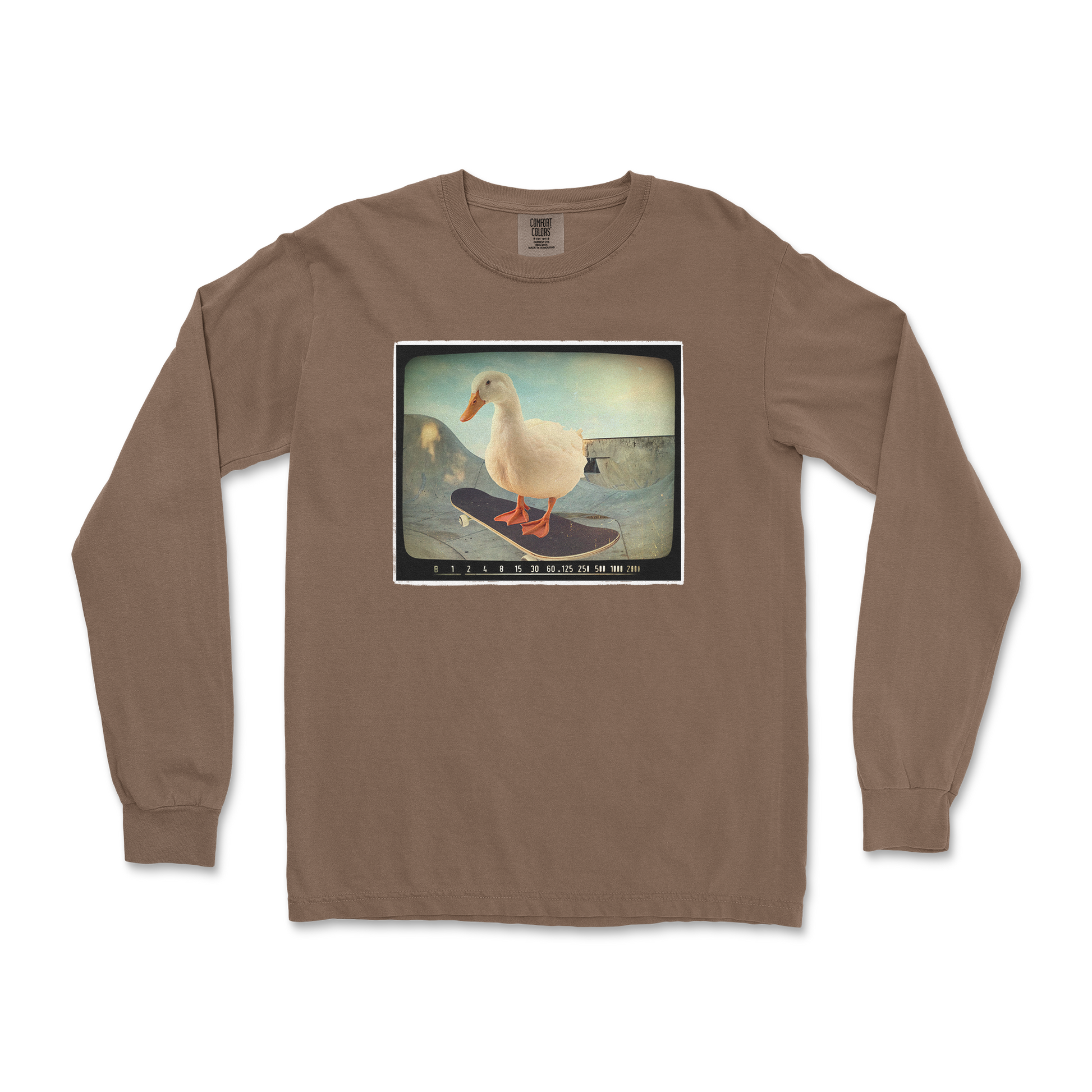 Comfort Colors Long Sleeve Do A Flip in Espresso