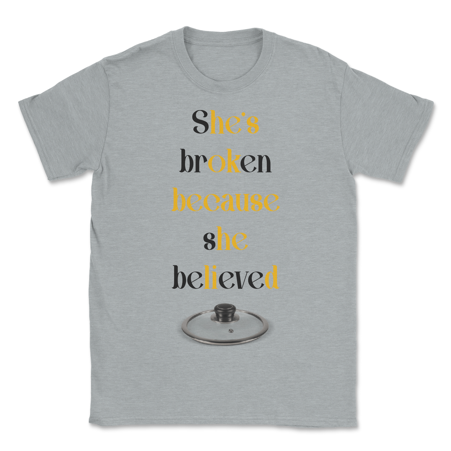 The Nice Shirt T-Shirt He Lid  in Sport-Grey