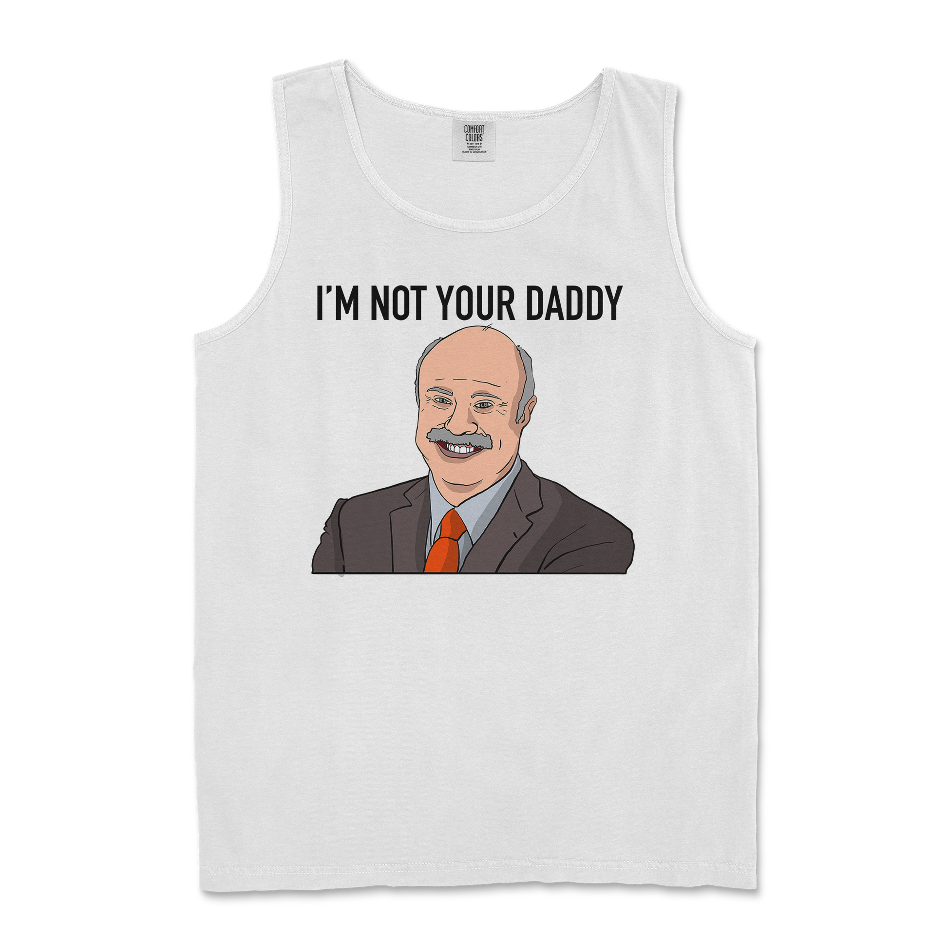 Comfort Colors Tank Top Daddy Phil in White