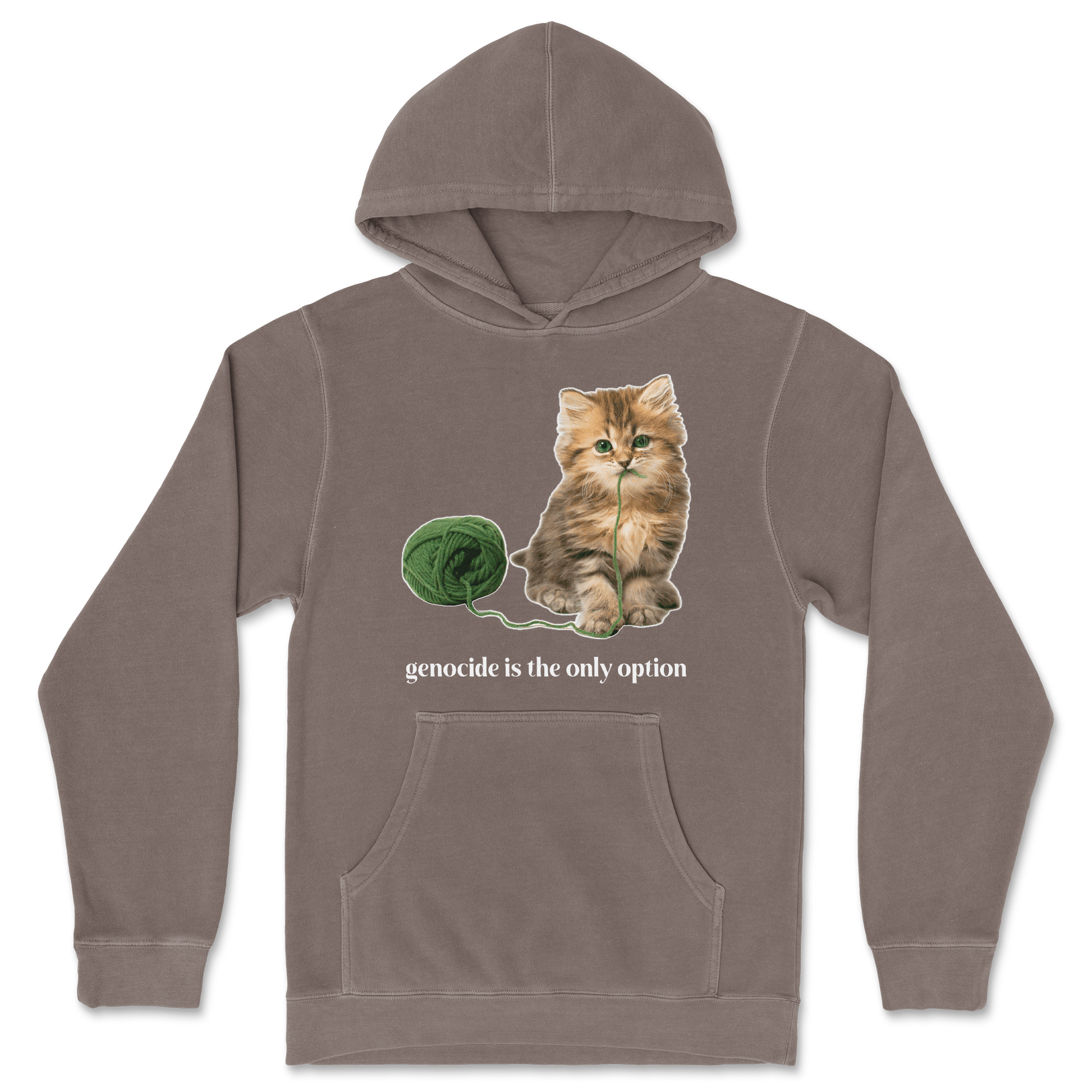 Independent Clothing Co. Hoodie Genocide Kitty  in Clay