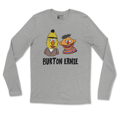 Gildan SoftStyle Long Sleeve Burton Ernie in Sports Grey