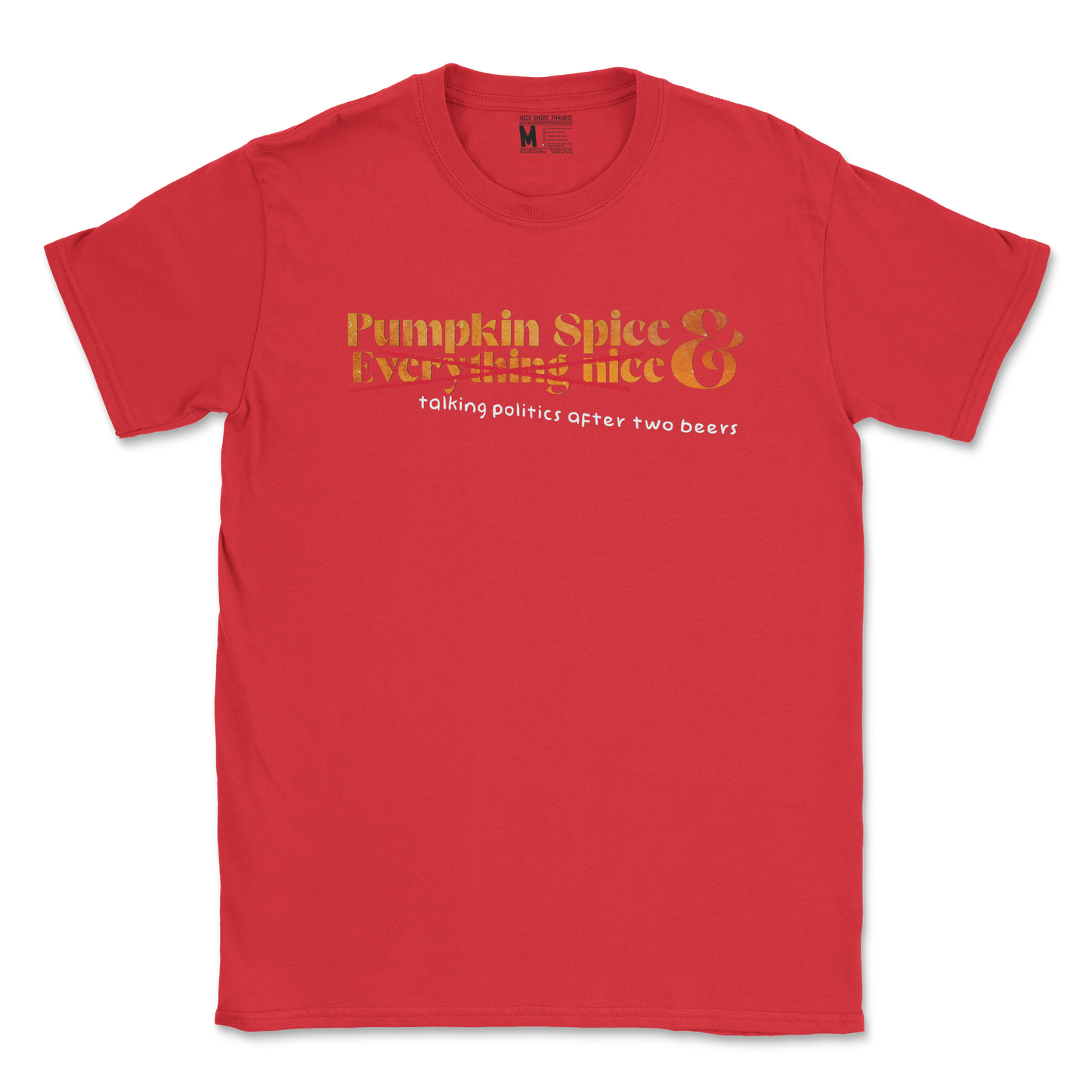 Gildan SoftStyle T-Shirt Pumpkin Spice  in Red