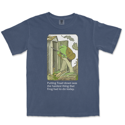 Comfort Colors T-Shirt Frog and Toad  in Midnight