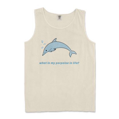 Comfort Colors Tank Top Porpoise in Ivory