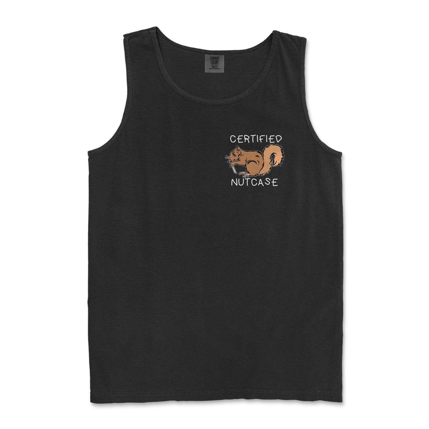 Comfort Colors Tank Top Nutcase  in Black