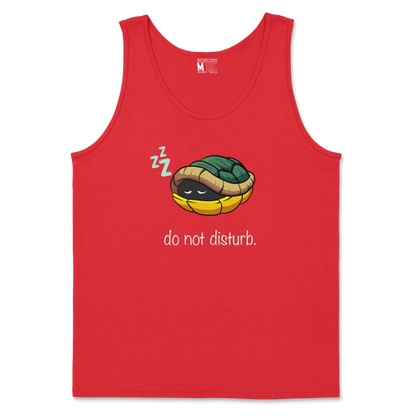 Gildan SoftStyle Tank Top Sleepin Turtle in Red