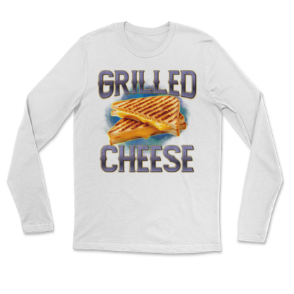 The Nice Shirt Long Sleeve Grilled Cheese  in White