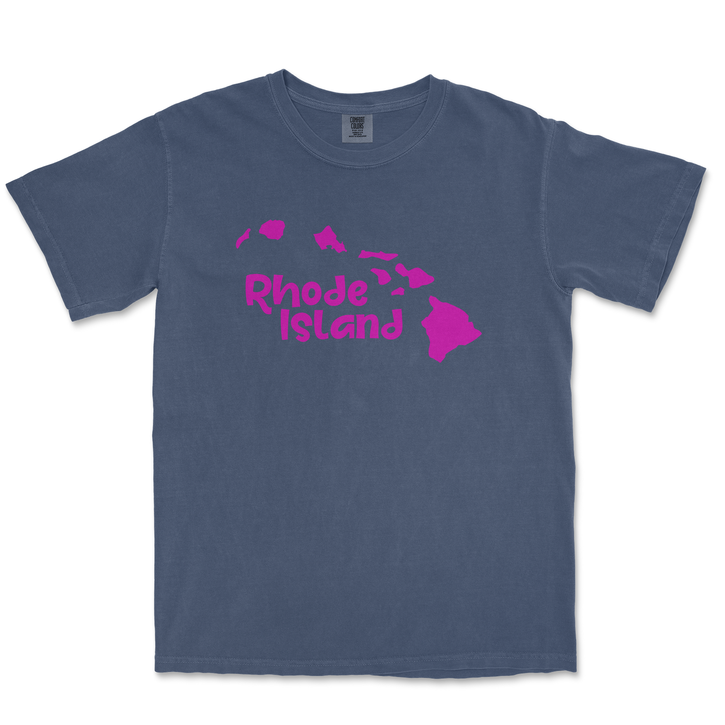 Comfort Colors T-Shirt Rhode Island in Midnight