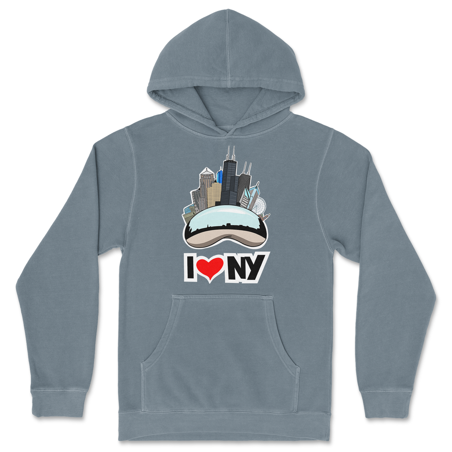 Independent Clothing Co. Hoodie I Heart NY in BlueMagic