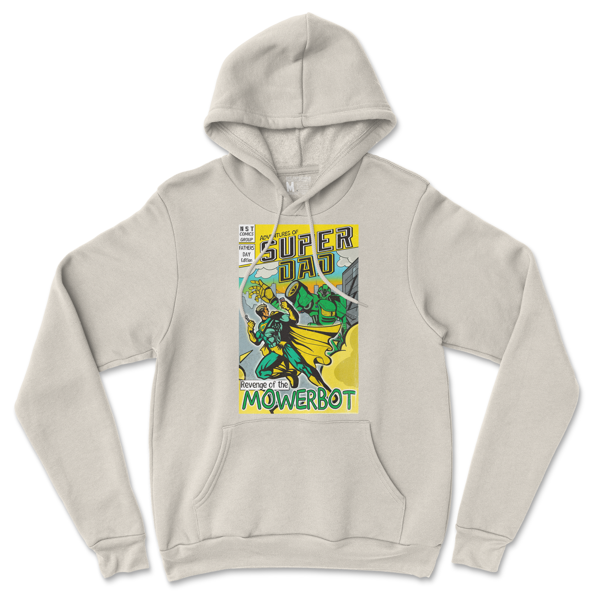 Gildan SoftStyle Hoodie Super Dad in Sand