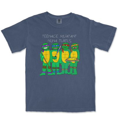 Comfort Colors T-Shirt Ninja Turtles in Midnight