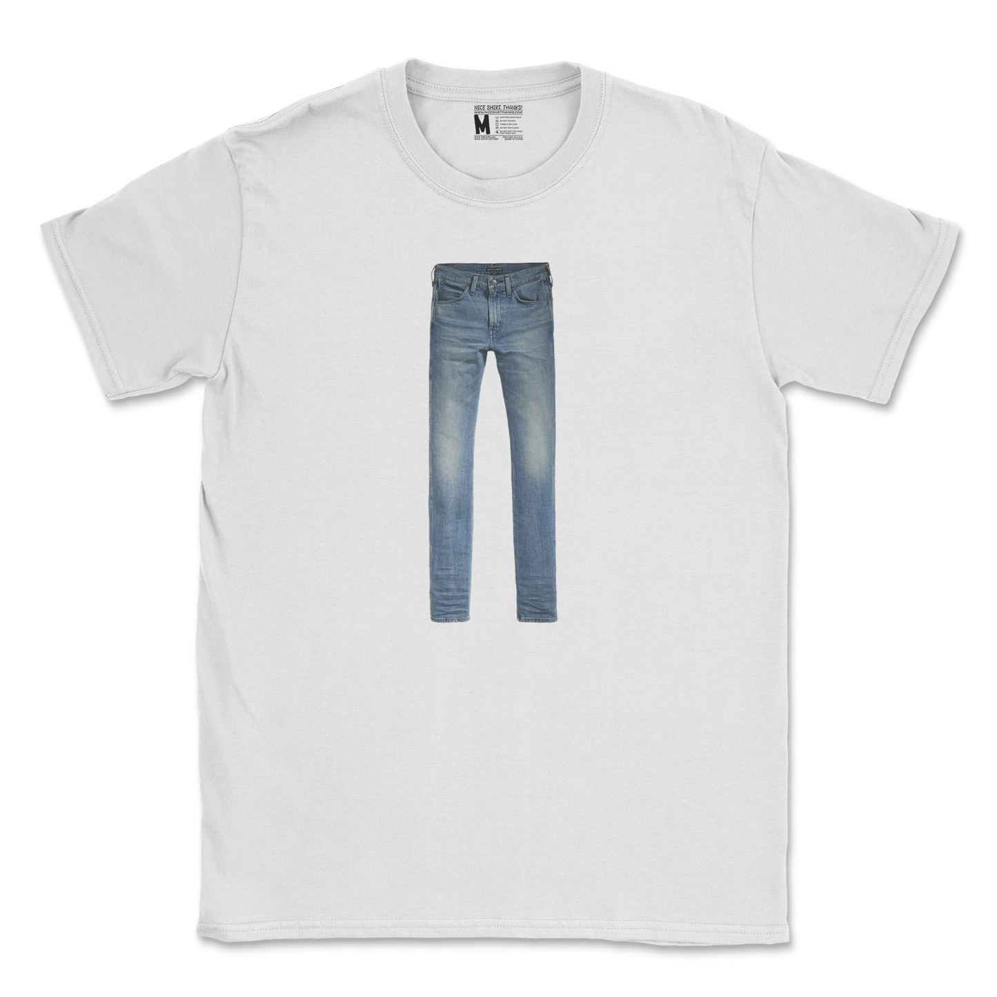 Gildan SoftStyle T-Shirt Pants in White