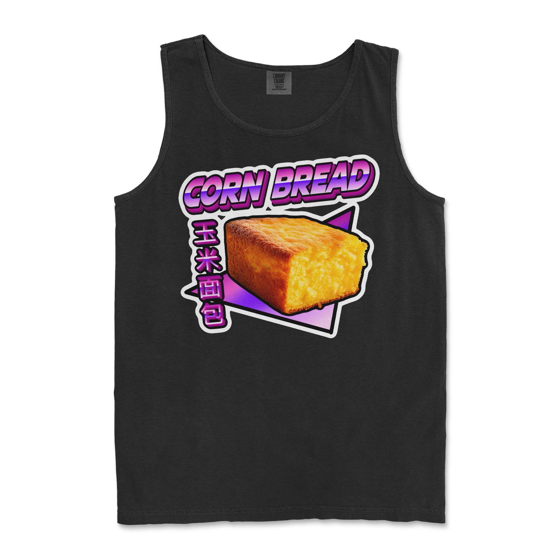 Comfort Colors Tank Top Corn Bread  in Black