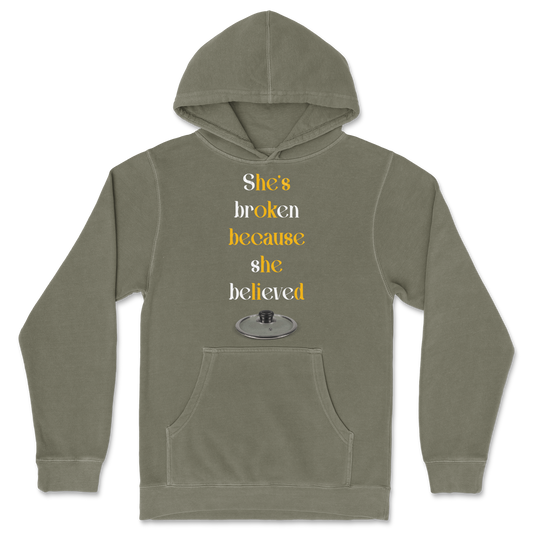 Independent Clothing Co. Hoodie He Lid  in Olive