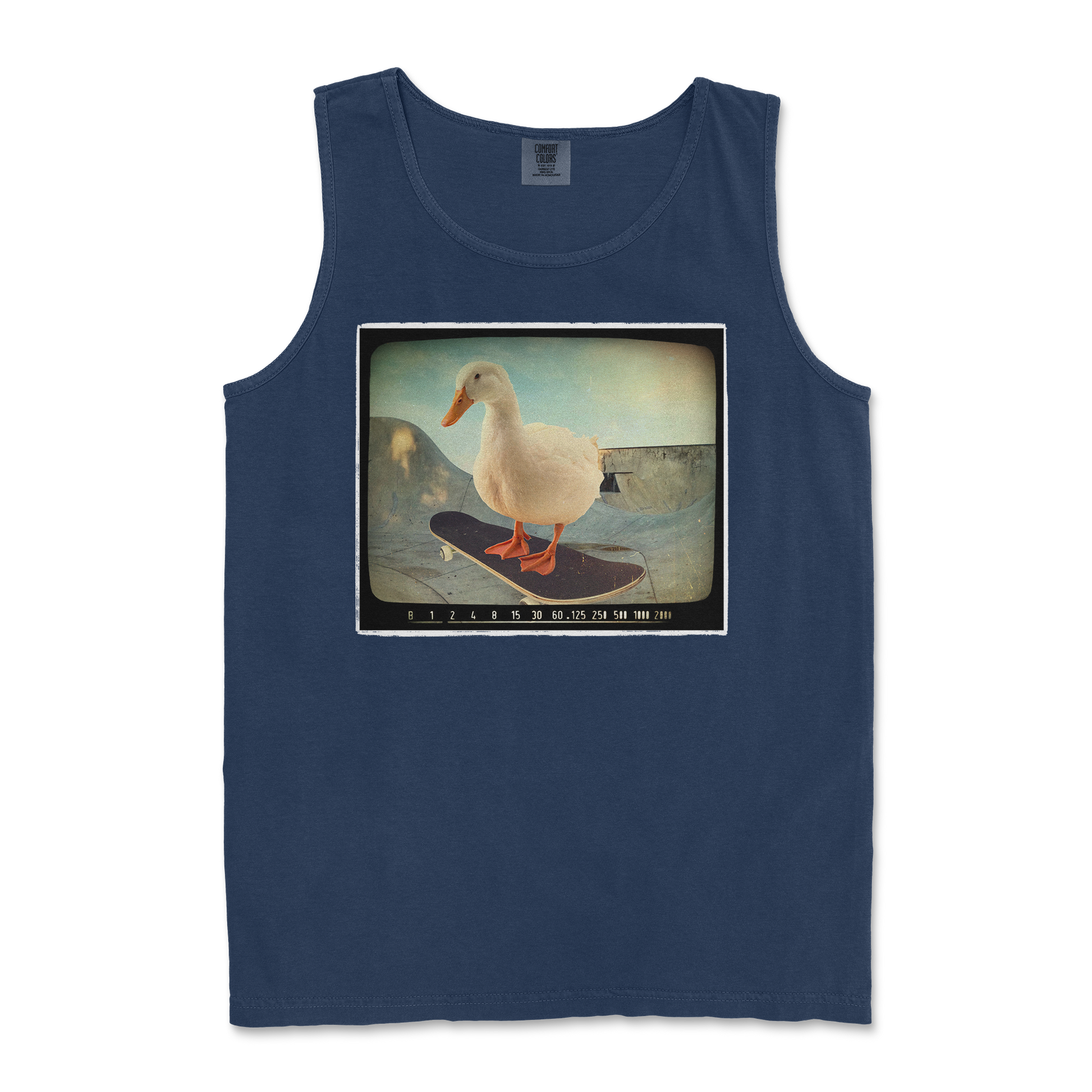 Comfort Colors Tank Top Do A Flip in TrueNavy