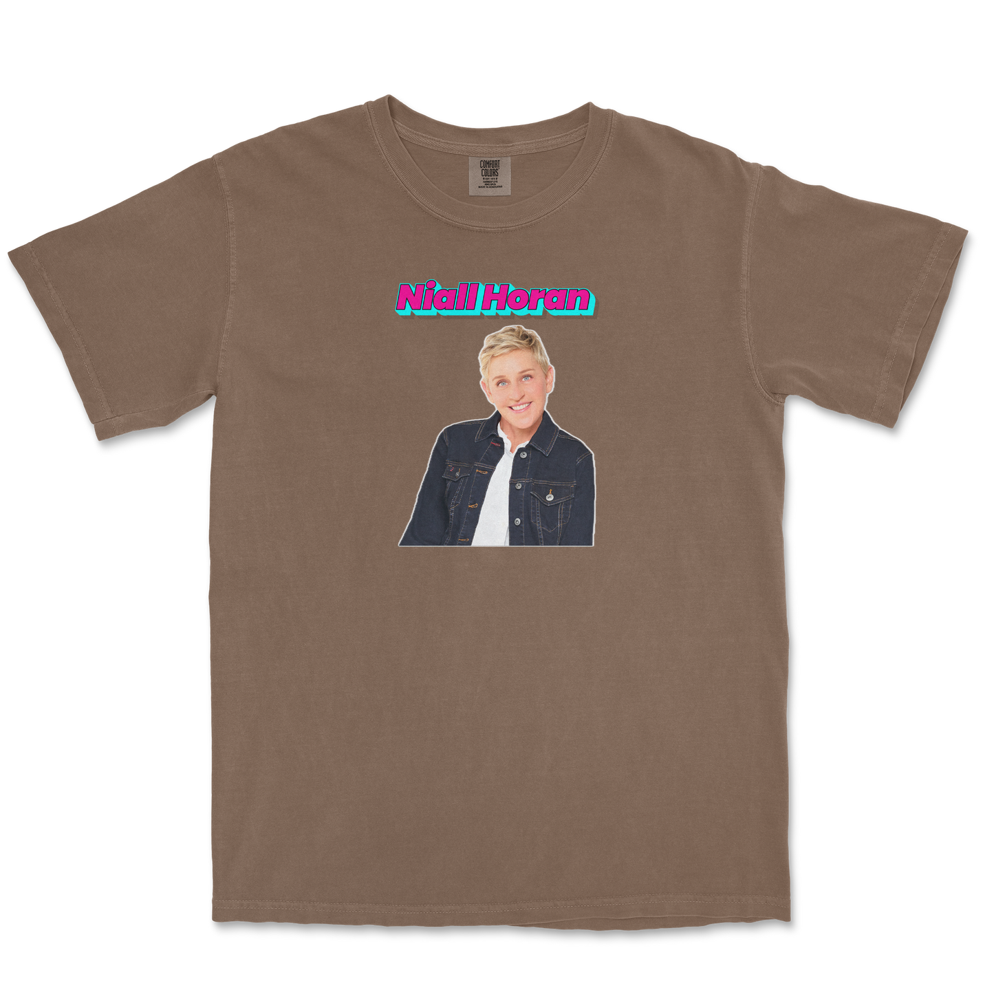 Comfort Colors T-Shirt Niall Horan in Espresso