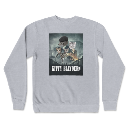 Independent Clothing Co. Crew Neck Kitty Blinders in GreyHeather