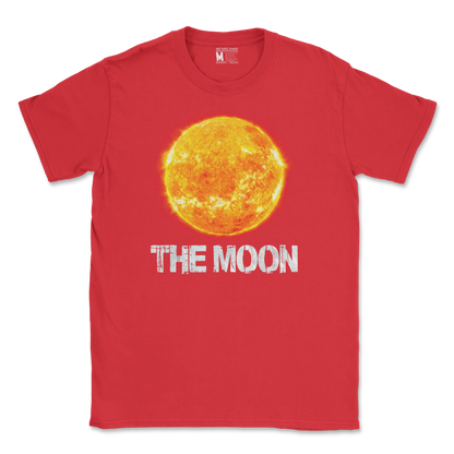 Heavy Blend T-Shirt the moon in Red