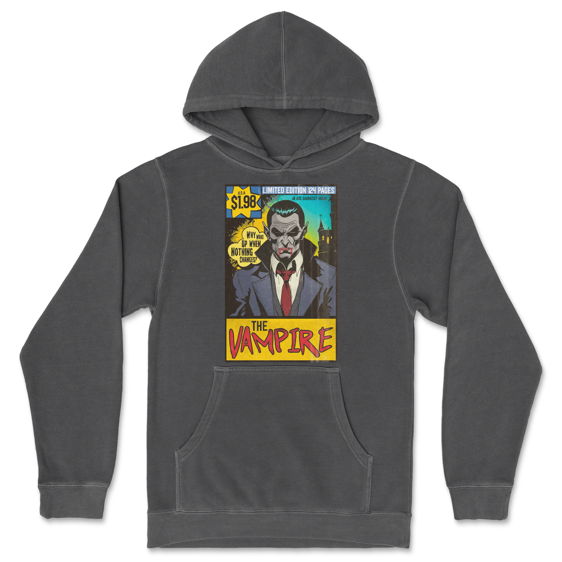 Independent Clothing Co. Hoodie Sad Vampire in Black