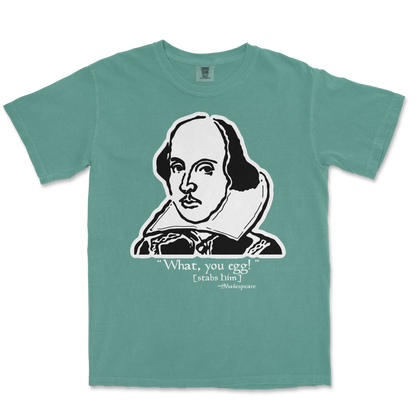 Comfort Colors T-Shirt Shakespeare Quote  in Light-Green