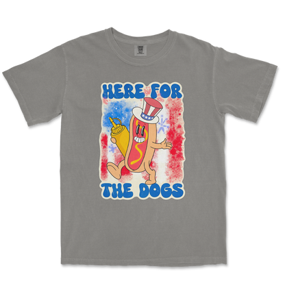 Comfort Colors T-Shirt Hot Dog in Grey