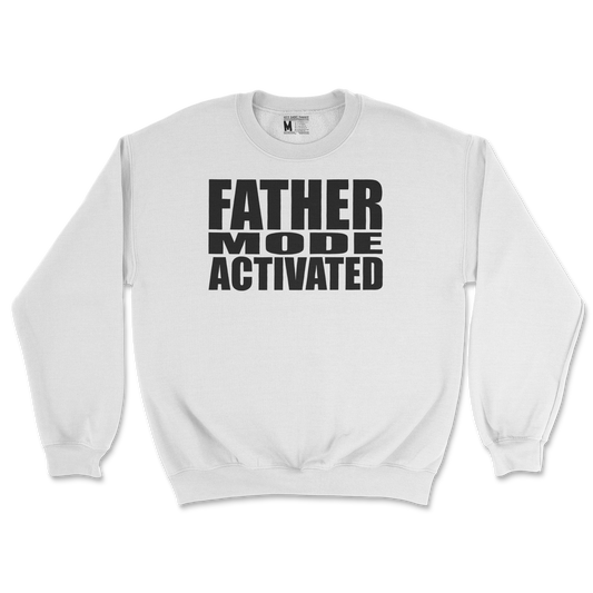 Gildan SoftStyle Crew Neck Father Mode Activated in White