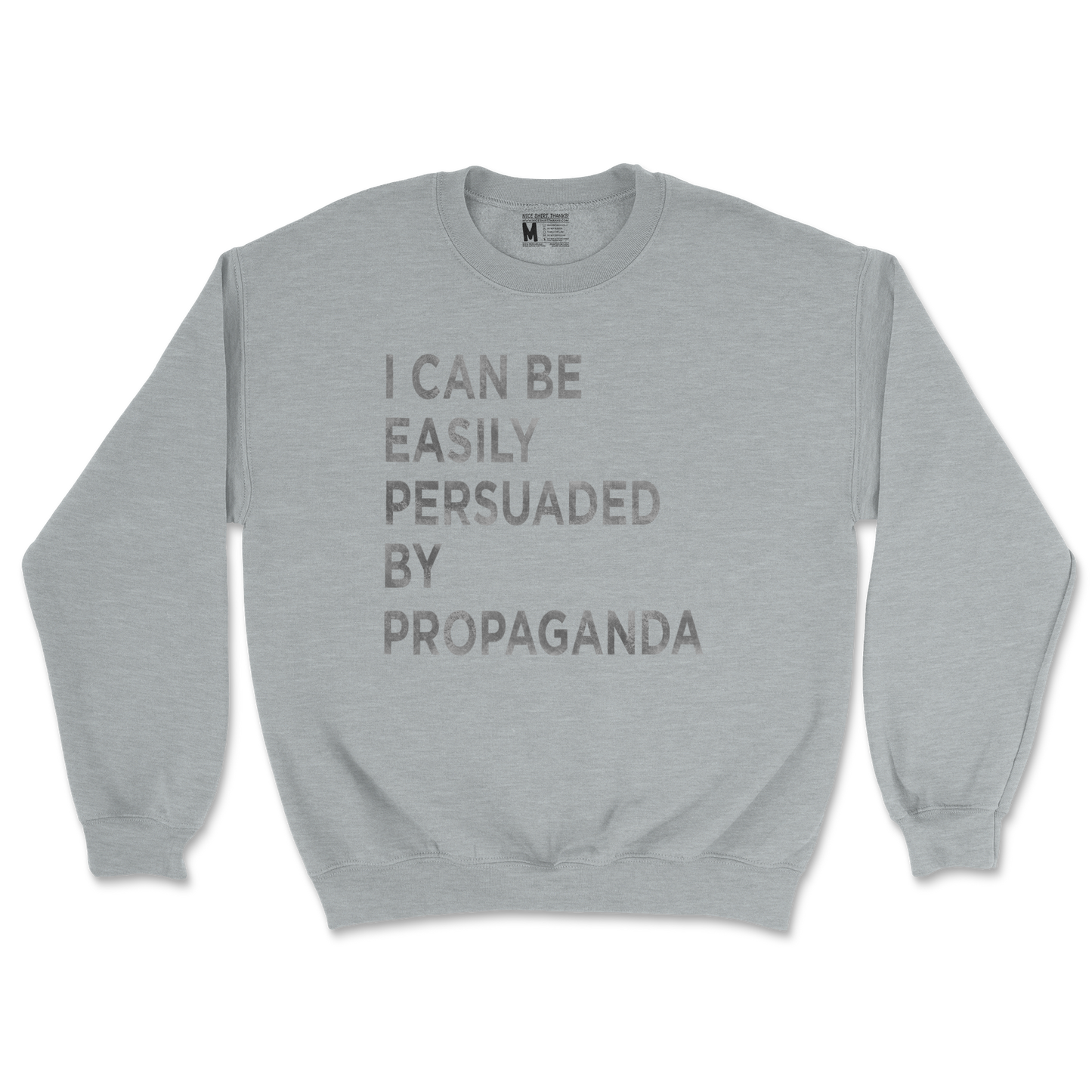 Gildan SoftStyle Crew Neck Propaganda in Sports Grey