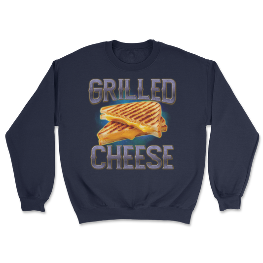 The Nice Shirt Crew Neck Grilled Cheese  in Navy