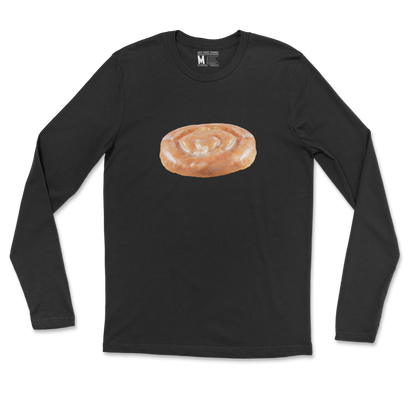 Gildan SoftStyle Long Sleeve Honey Bun in Black