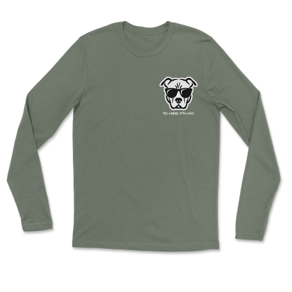 The Nice Shirt Long Sleeve Pee Where You Want  in Military-Green