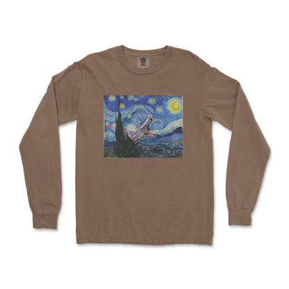 Comfort Colors Long Sleeve Van Gogh but Cooler in Espresso