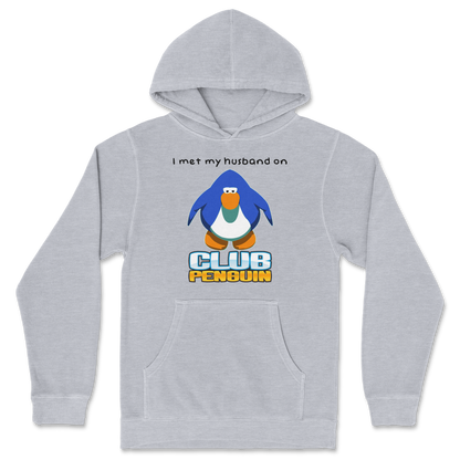 Independent Clothing Co. Hoodie Club Penguin Husband  in Grey-Heather