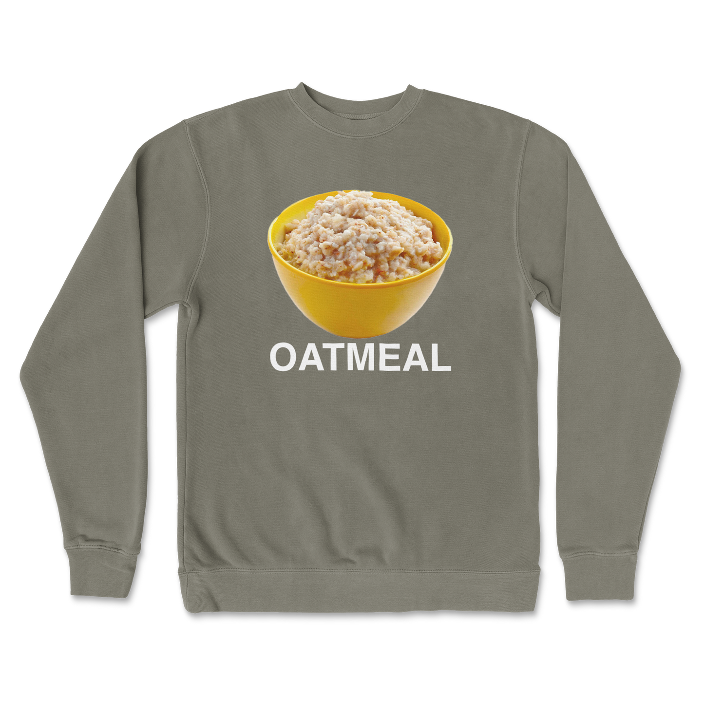 Independent Clothing Co. Crew Neck Oatmeal in Army