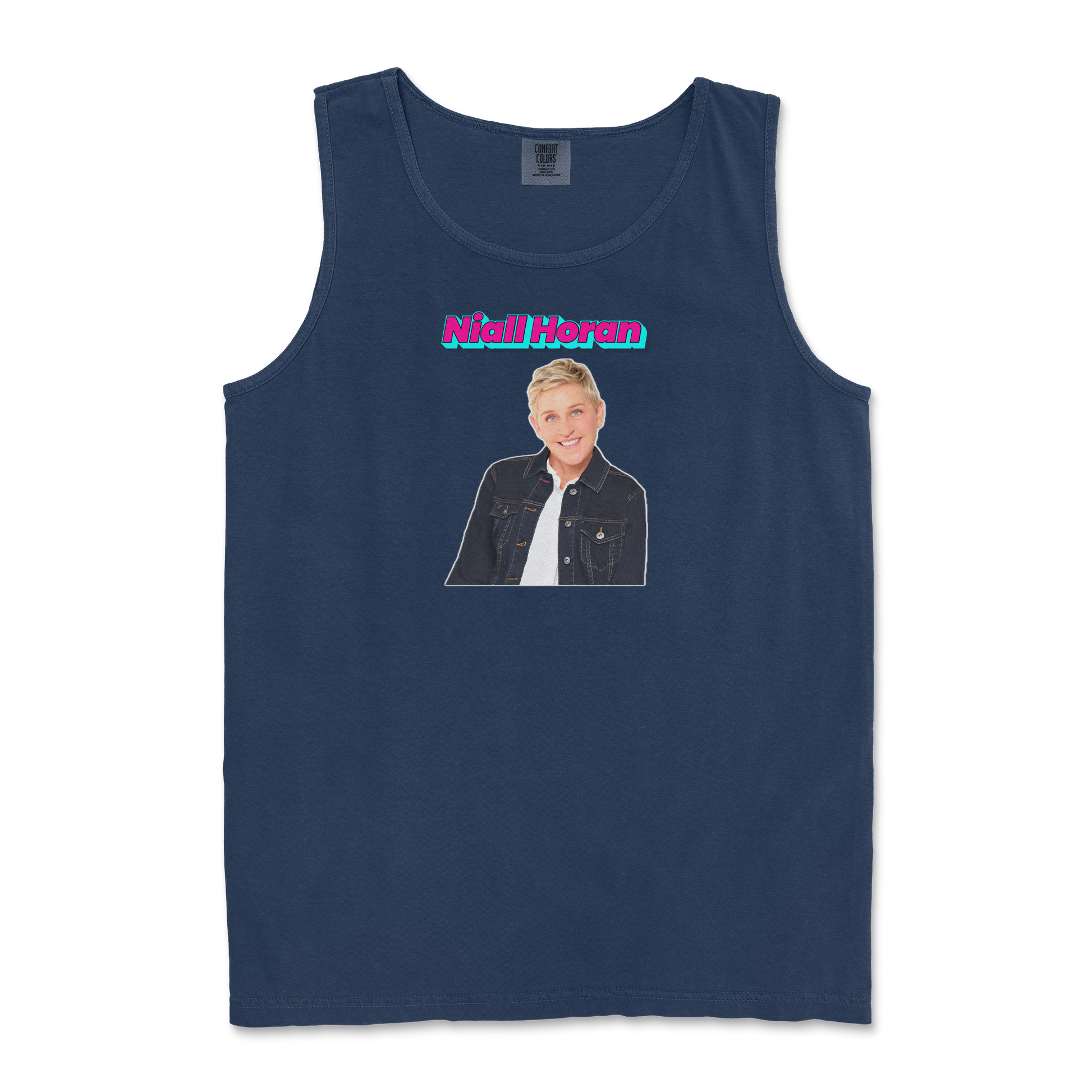 Comfort Colors Tank Top Niall Horan in True-Navy