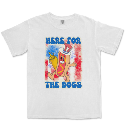 Comfort Colors T-Shirt Hot Dog in White