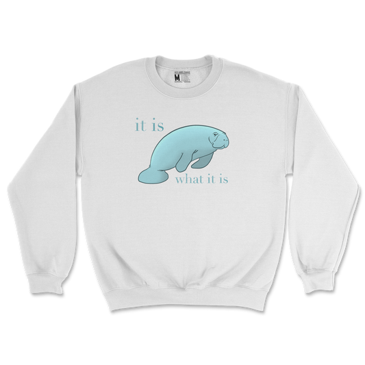 Gildan SoftStyle Crew Neck Manatee in White