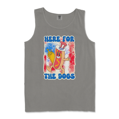 Comfort Colors Tank Top Hot Dog in Grey