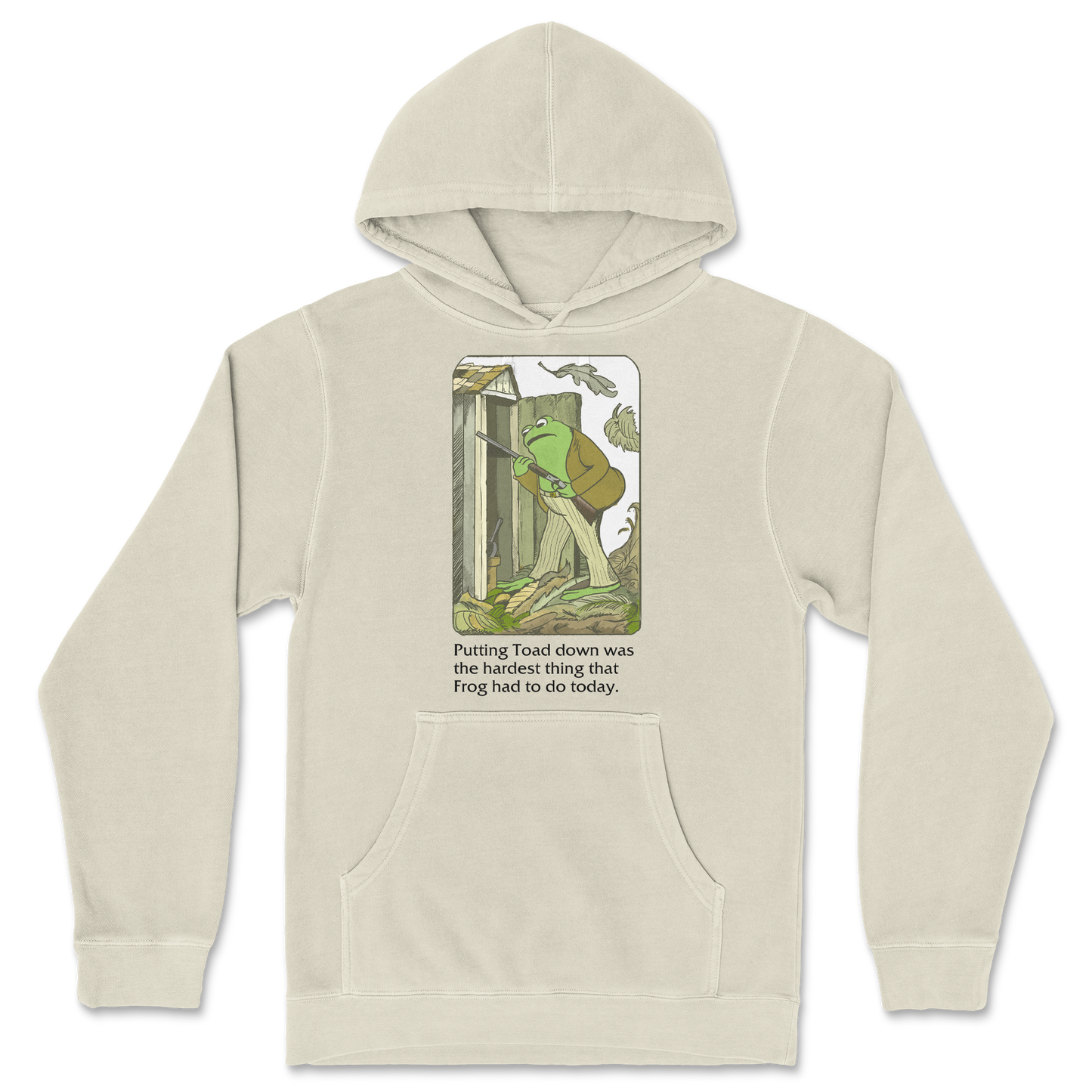 Independent Clothing Co. Hoodie Frog and Toad  in Ivory