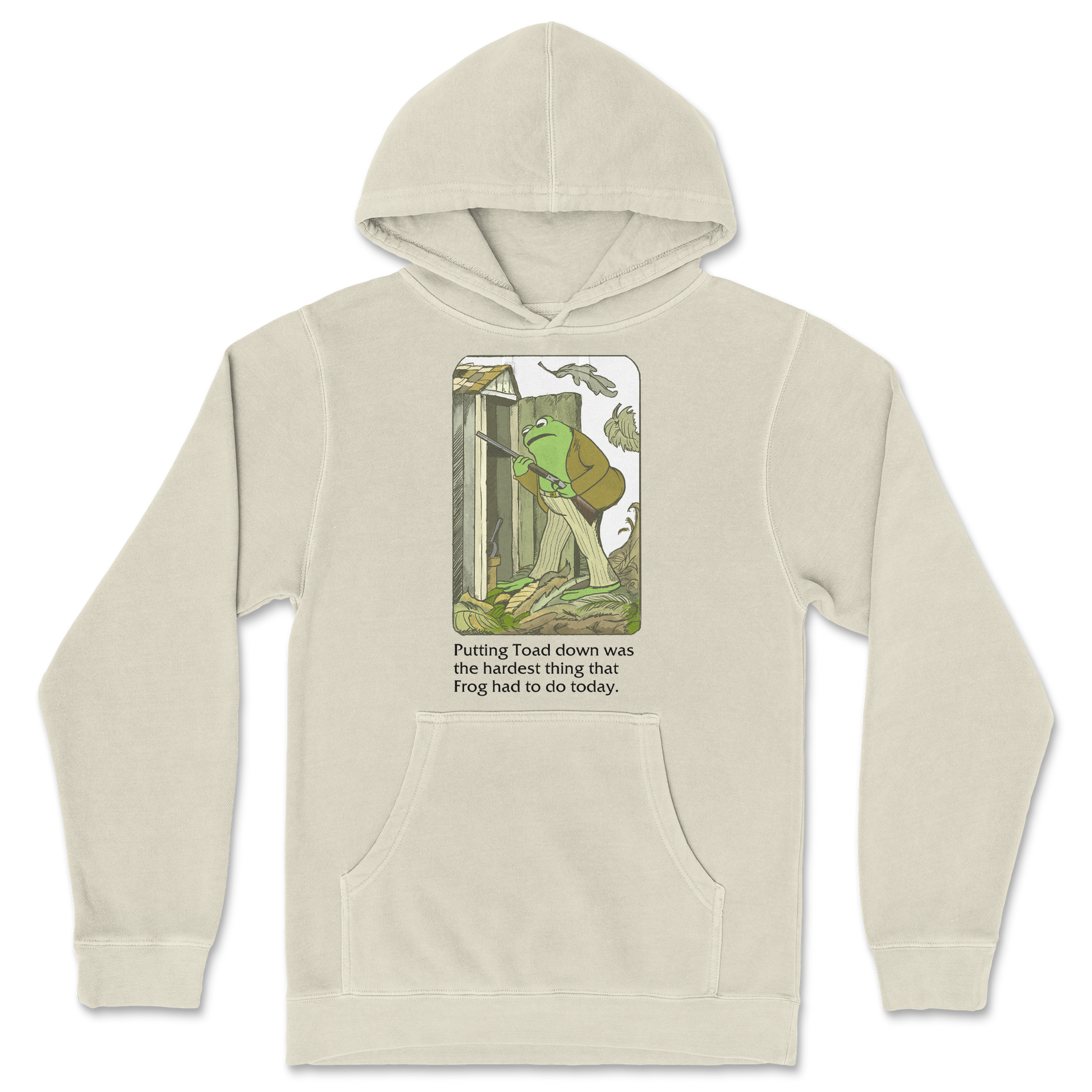 Independent Clothing Co. Hoodie Frog and Toad  in Ivory