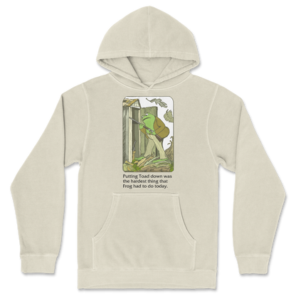 Independent Clothing Co. Hoodie Frog and Toad  in Ivory