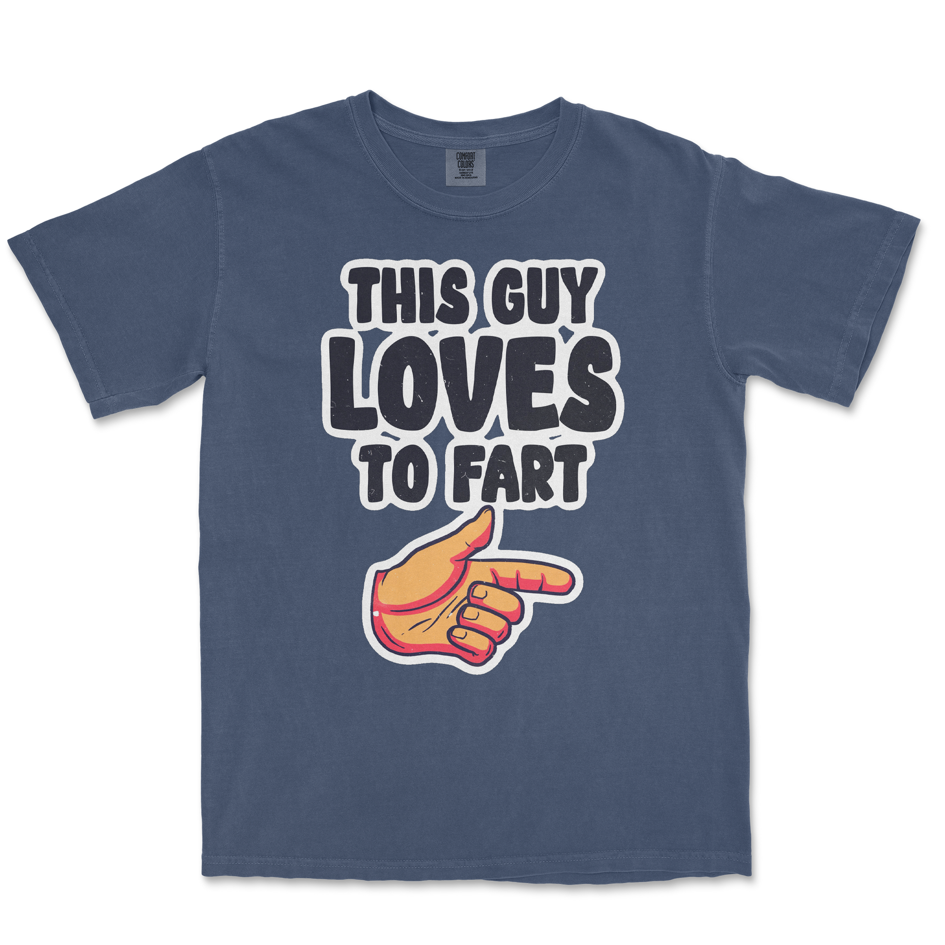 Comfort Colors T-Shirt Who Farted  in Midnight